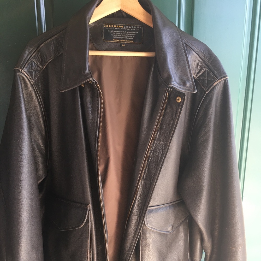 Vintage Coronado Men’s leather Jacket -Preowned-
